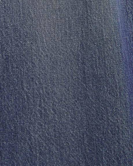 Mid-Rise Wide-Leg Medium-Wash Jeans