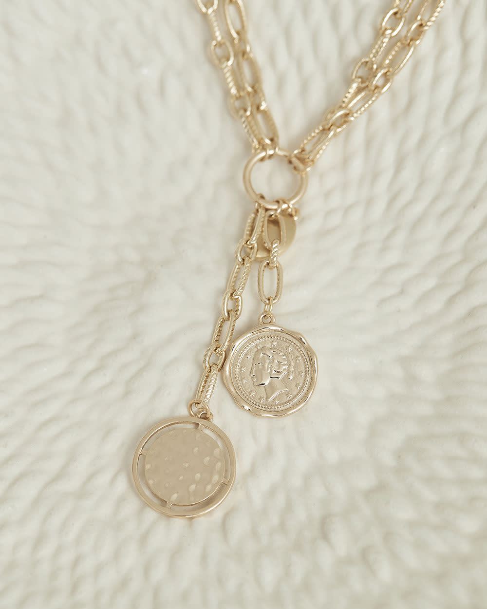 Golden Chain with Dollar Pendant | RW&CO.