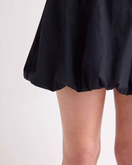 High-Rise Bubble Mini Skirt