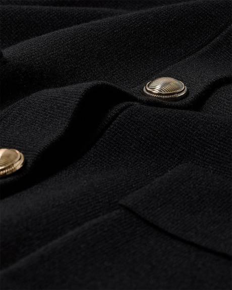 Long-Sleeve Long Cardigan