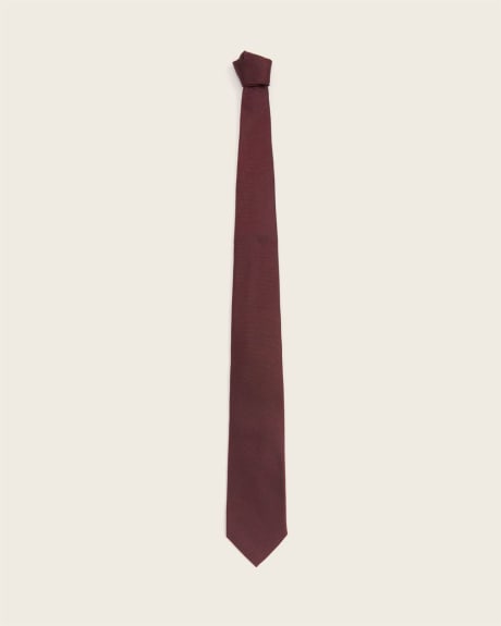 Wide Dark Red Tie