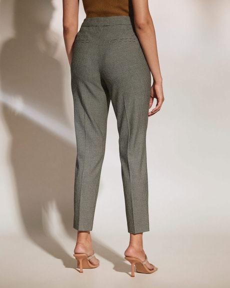 Houndstooth Signature Slim-Fit Ankle Pant - 28"