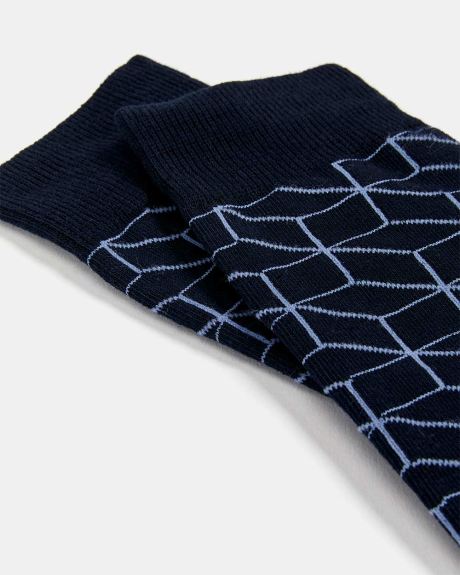 3D Rectangle Socks