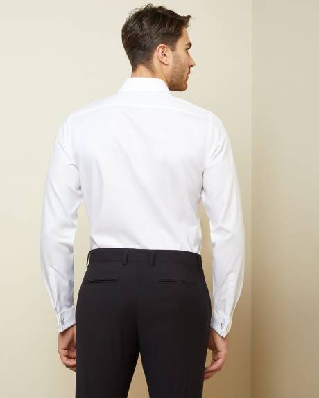 Tailored fit dress shirt with french cuff