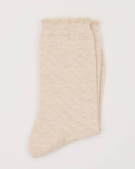 Wool-Blend Crew Socks