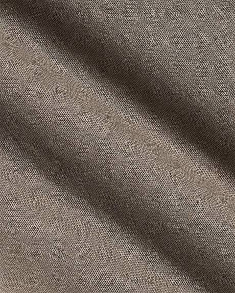 Linen-Blend Pants with Elastic Waistband and Drawstring