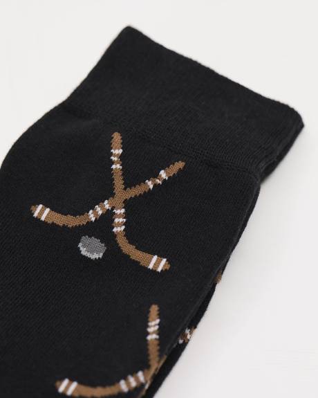 Hockey Sticks Socks