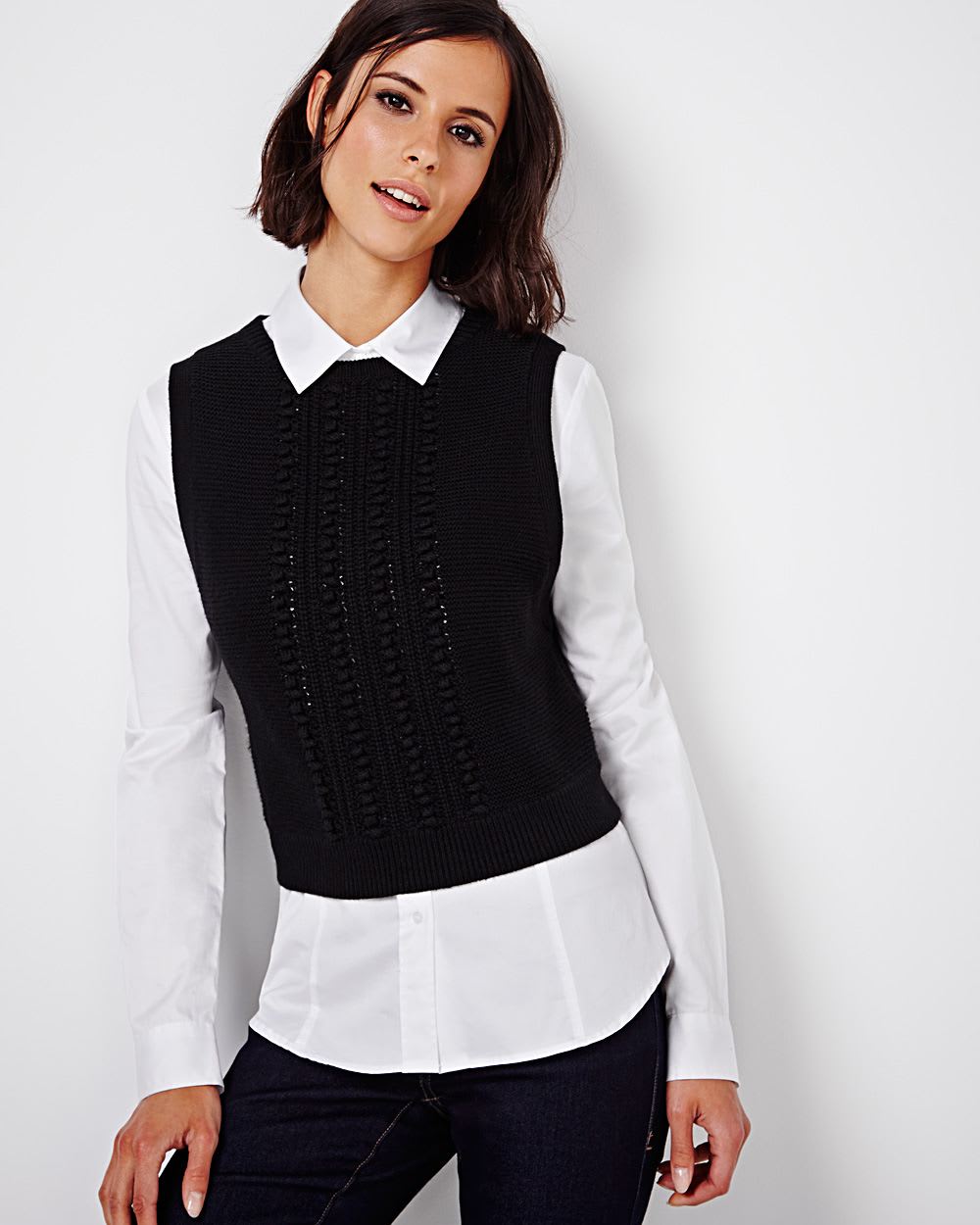 Sleeveless sweater vest | RW&CO.
