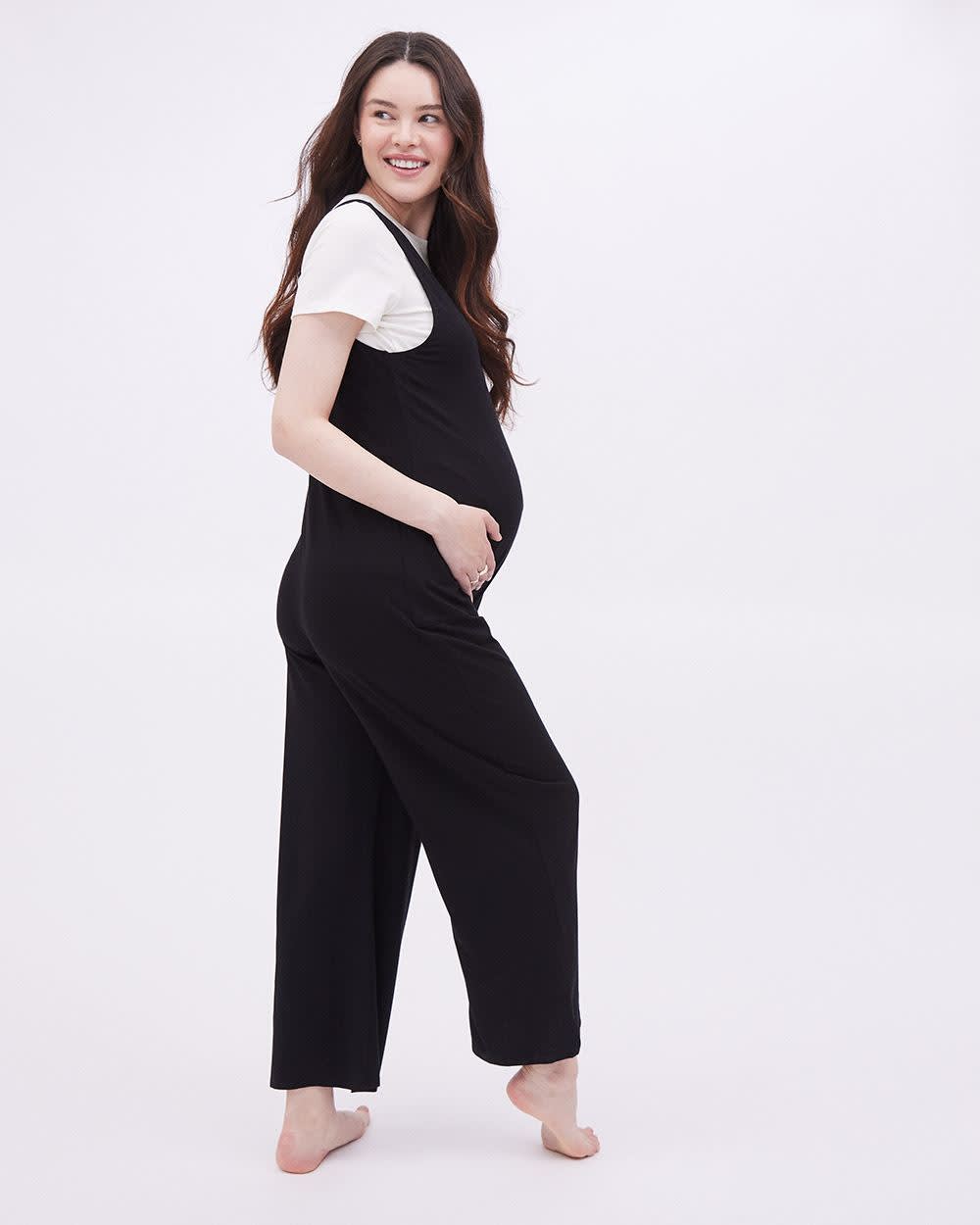 RelaxedFit Nursing Jumpsuit Thyme Maternity RW&CO.