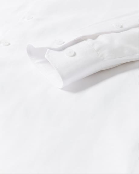 Tailored-Fit Linen Dress Shirt