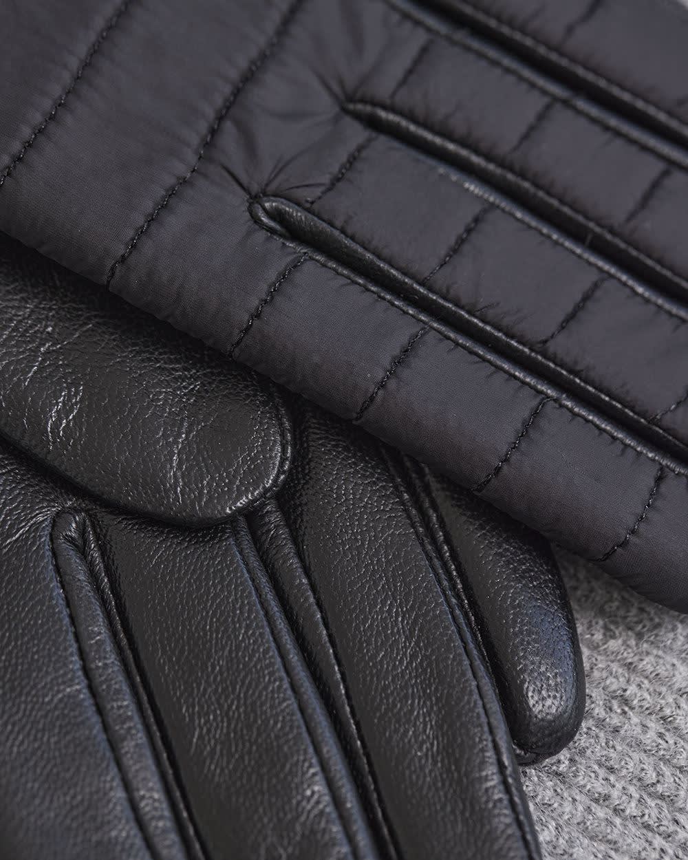 Quilted Gloves with Leather Palms RW&CO.