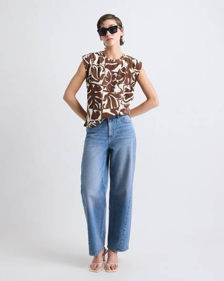 Camisole Classique &agrave; Col Rond