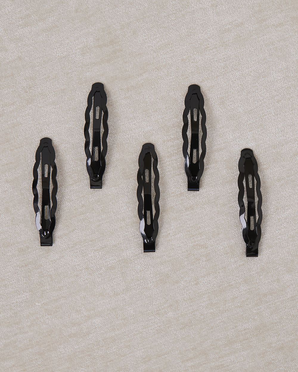Black Hair Pins, Set of 5 RW&CO.