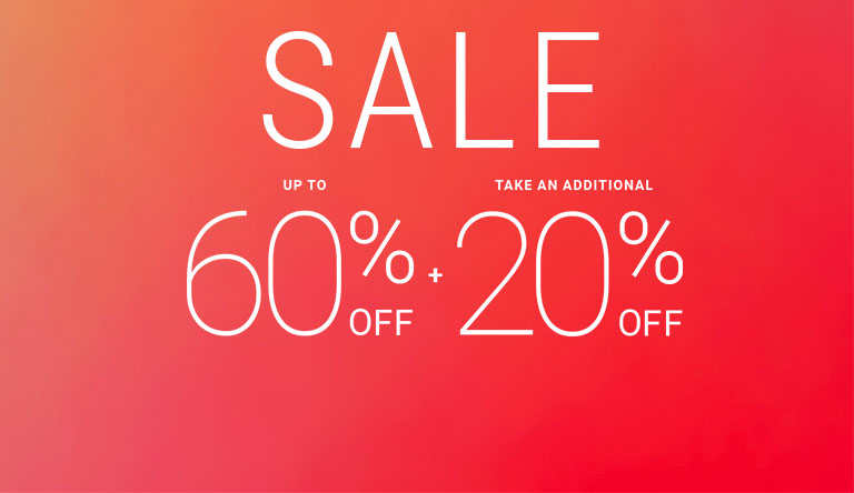 Sale up to 60% off extra 20%