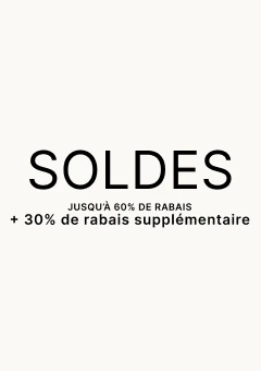 Soldes : Jusqu'à 60% de rabais + 30% de rabais supplémentaire