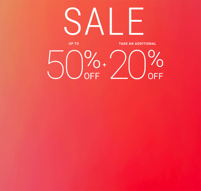 Sale up to 50% off extra 20%