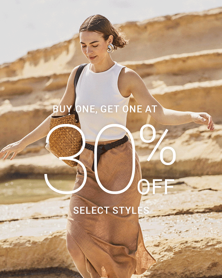 LIMITED TIME ONLY! Buy 1 Sale Style, Get the 2nd Sale Style at 30% Off