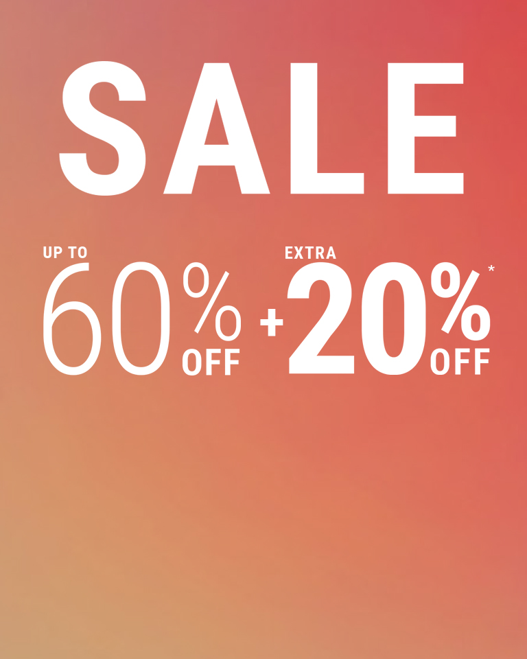 SALE up to 60% off + extra 20% off