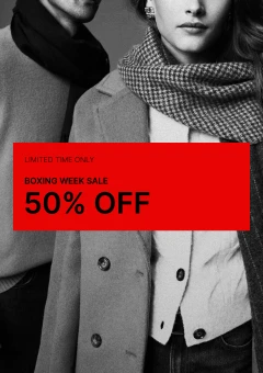 BOXING WEEK SALE: 50% OFF REGULAR-PRICED ITEMS