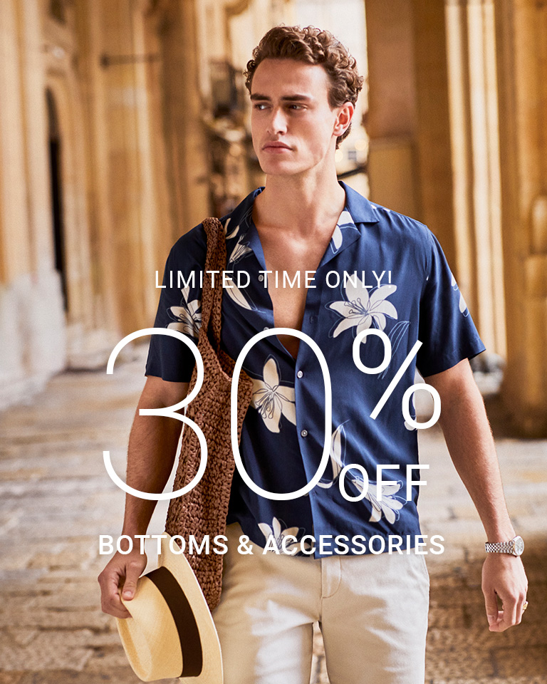 LIMITED TIME ONLY! 30% OFF BOTTOMS & ACCESSORIES