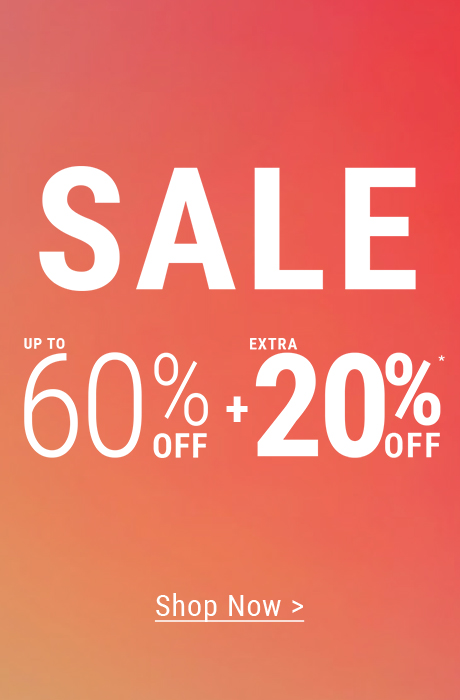 SALE up to 60% off + extra 20% off