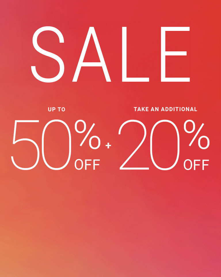 Sale : Up to 50% off + Extra 20% Off