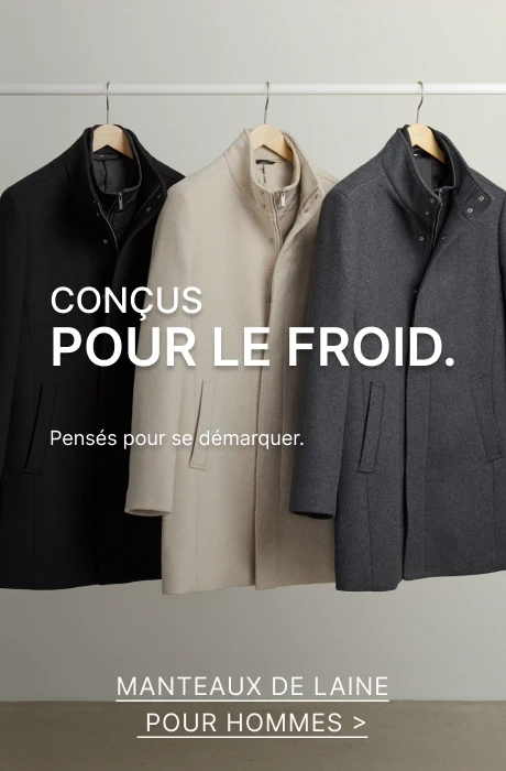 MANTEAUX DE LAINE POUR HOMMES